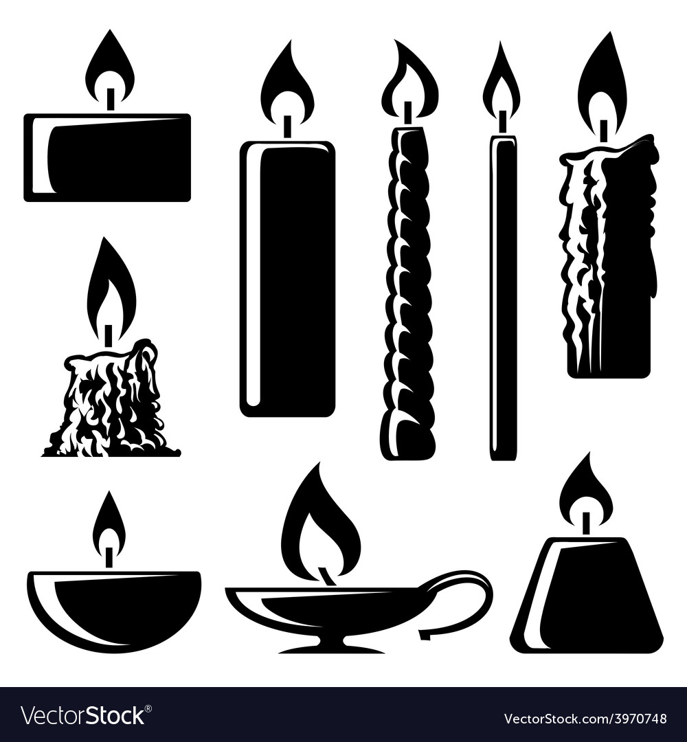 Black and white silhouette burning candles Vector Image for Candle Clip Art Black And White
70ref Black and white silhouette burning candles Vector Image for Candle Clip Art Black And White
70ref