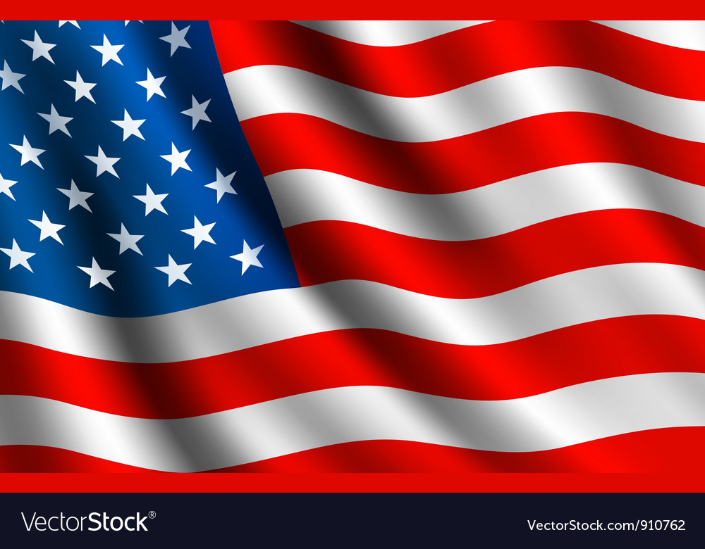 Download American flag background Royalty Free Vector Image