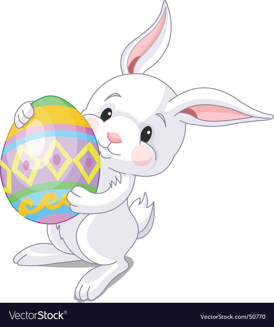Download Easter bunny Royalty Free Vector Image - VectorStock