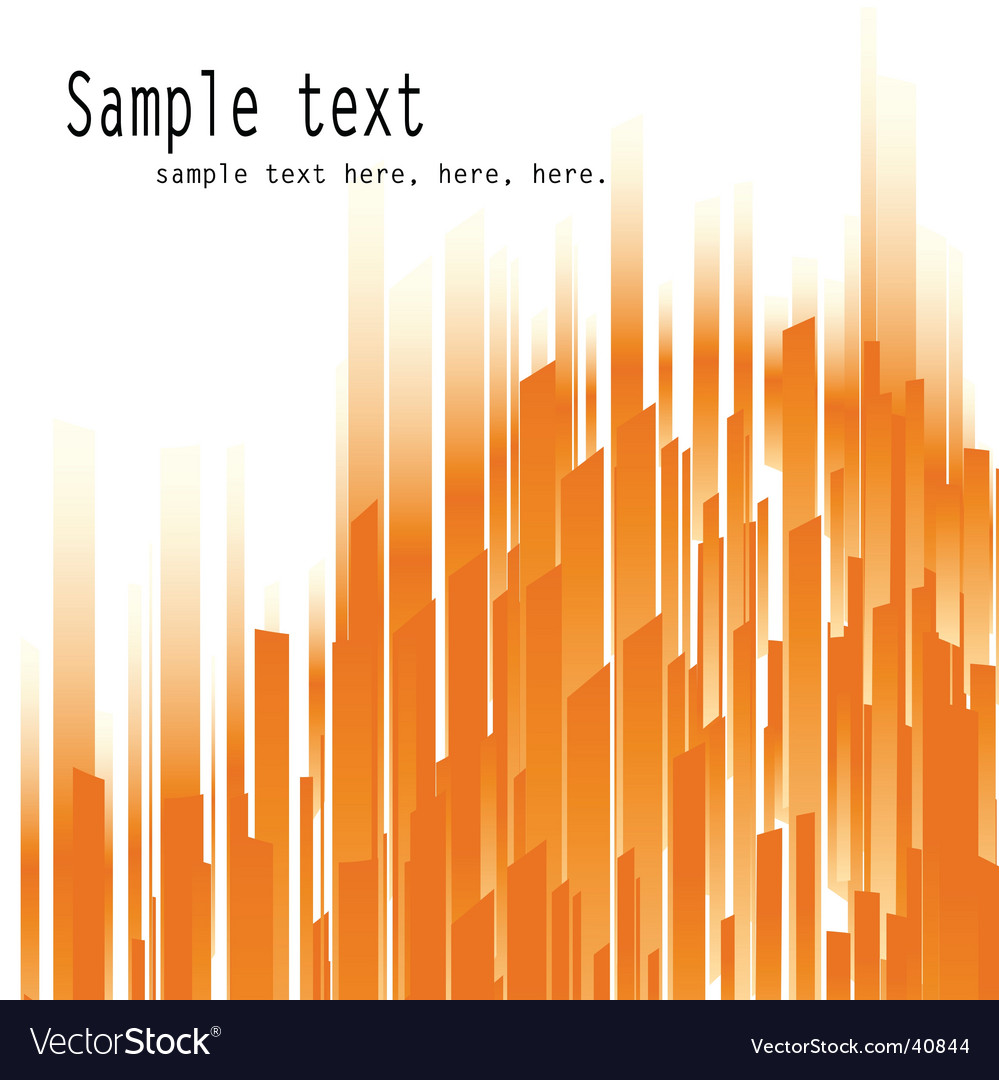 Orange lines Royalty Free Vector Image - VectorStock