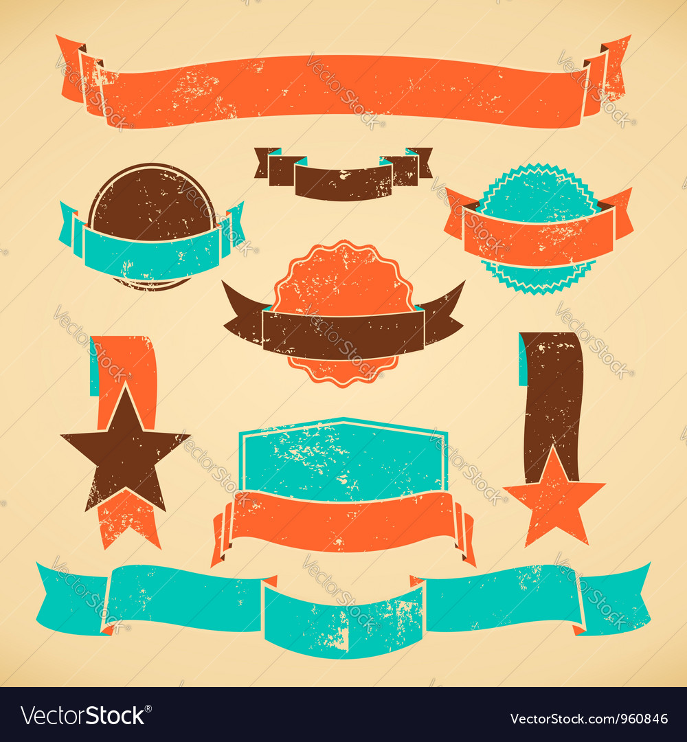 Badges and banners collection Royalty Free Vector Image