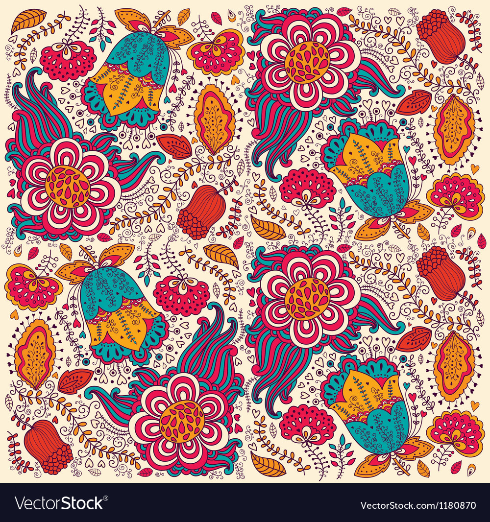 Download Floral print Royalty Free Vector Image - VectorStock