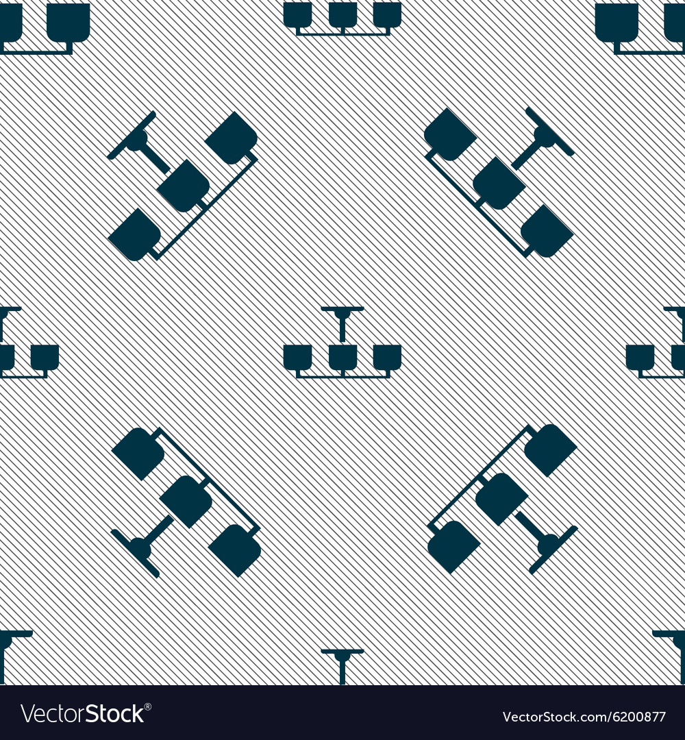 Chandelier Light Lamp icon sign Seamless pattern Vector Image Chandelier Light Lamp icon sign Seamless pattern Vector Image