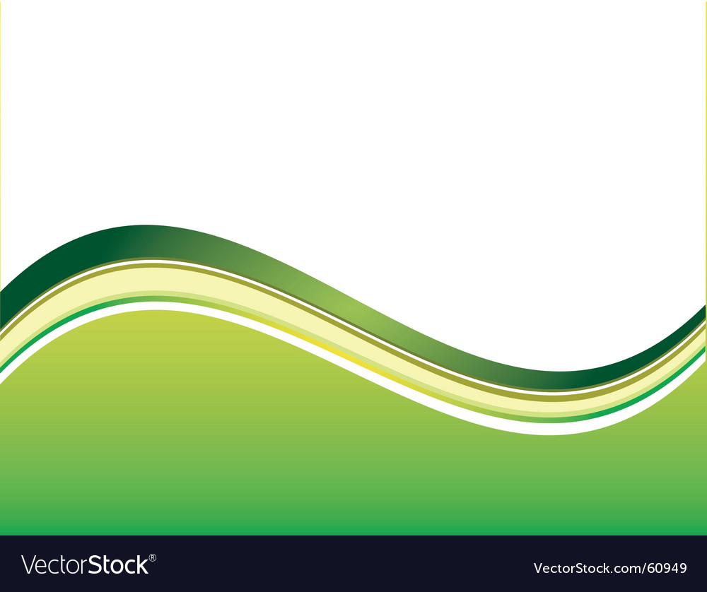 Green Wave Royalty Free Vector Image Vectorstock Green Wave Royalty Free Vector Image Vectorstock