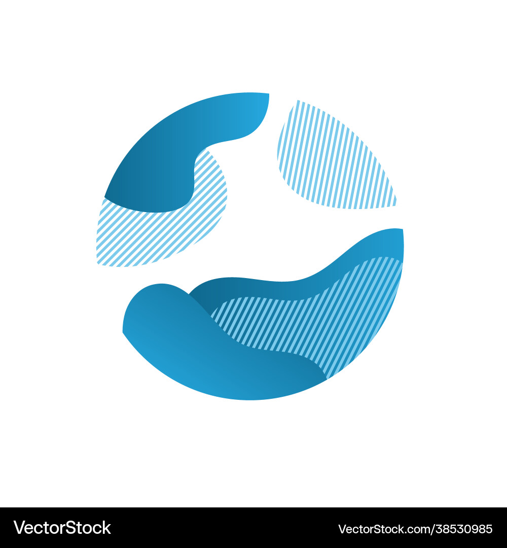 Abstract liquid shape fluid design Royalty Free Vector Image