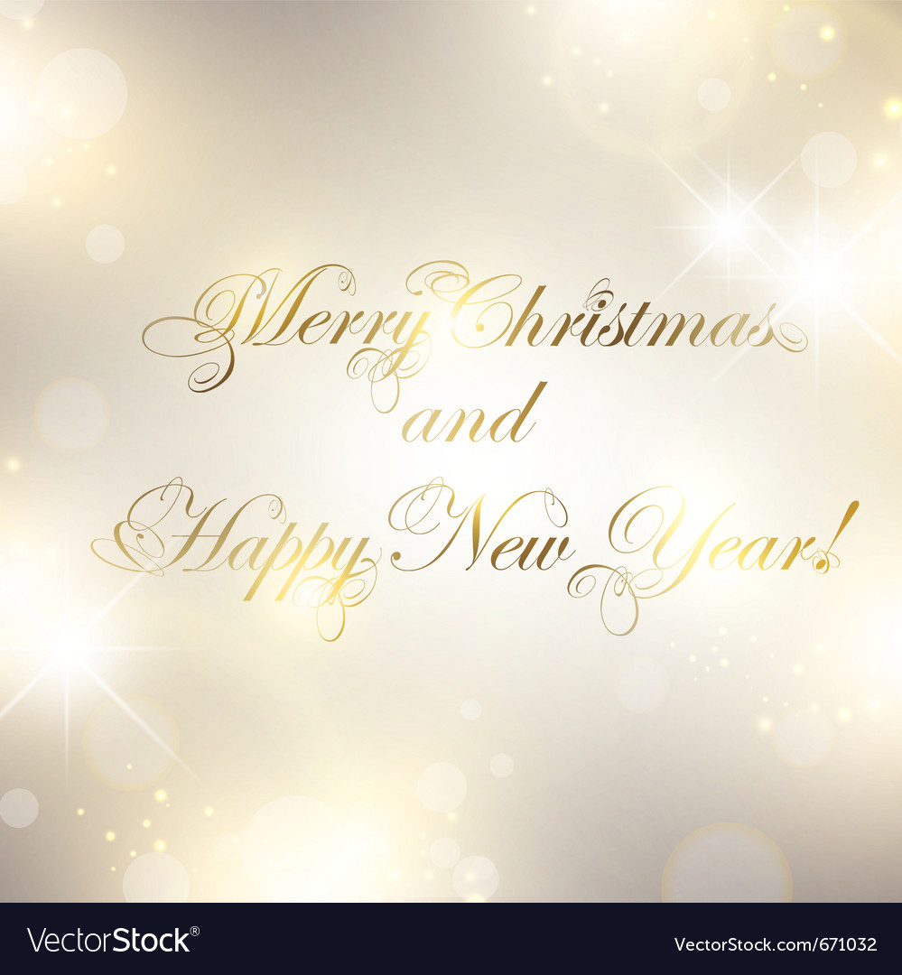 Christmas and new year greetings Royalty Free Vector Image
