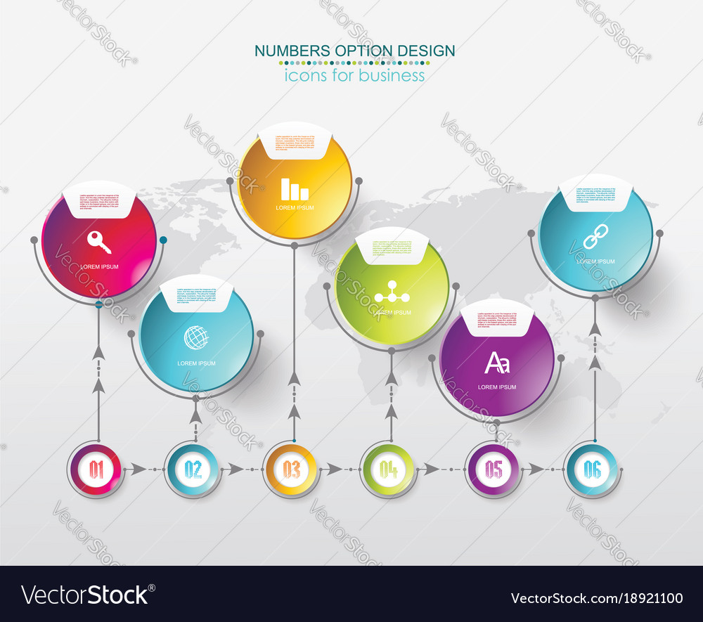world map infographic template