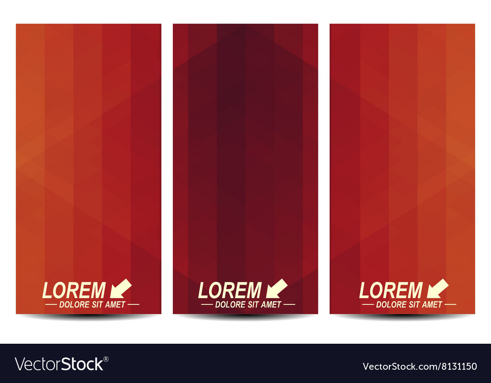 red set of flyers background with dark red vector image cool flyer backgrounds hd dark