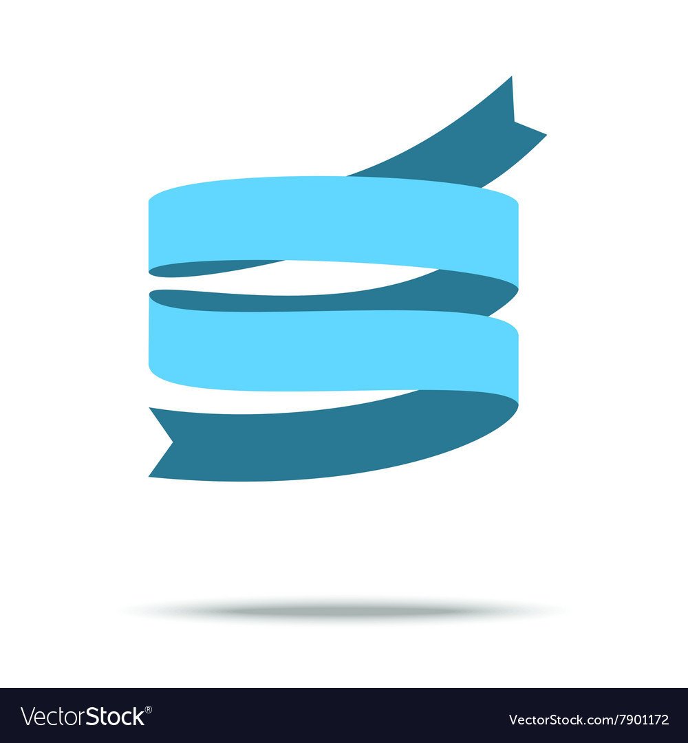 blue ribbon background