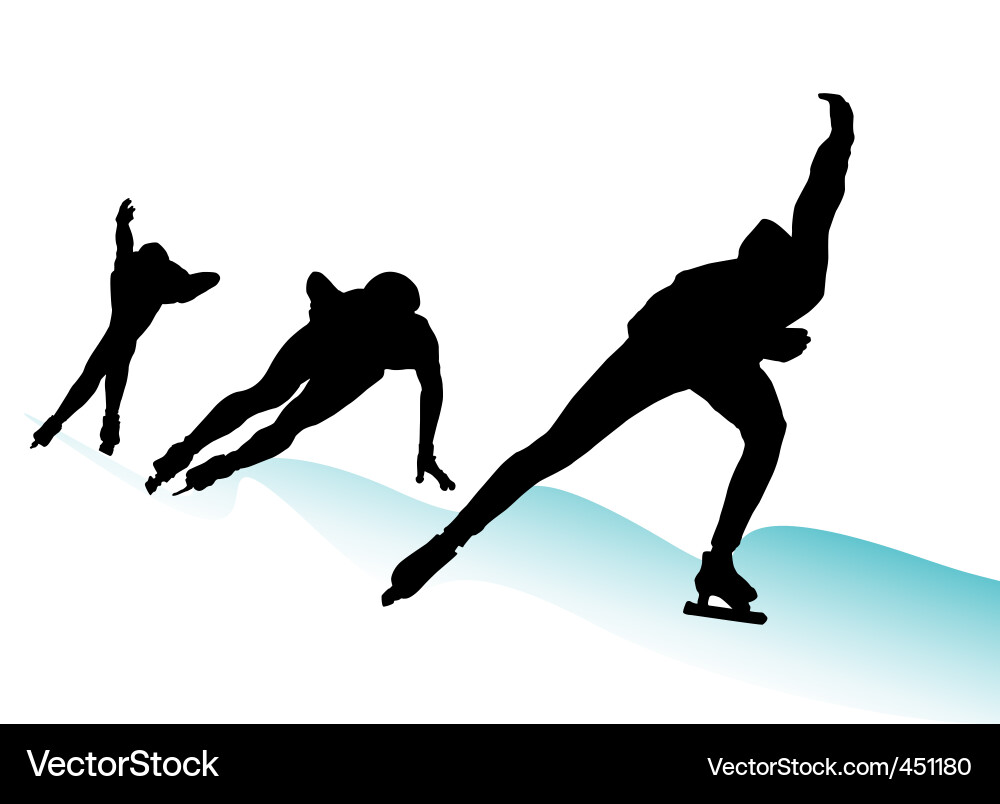 Ice skate Royalty Free Vector Image - VectorStock