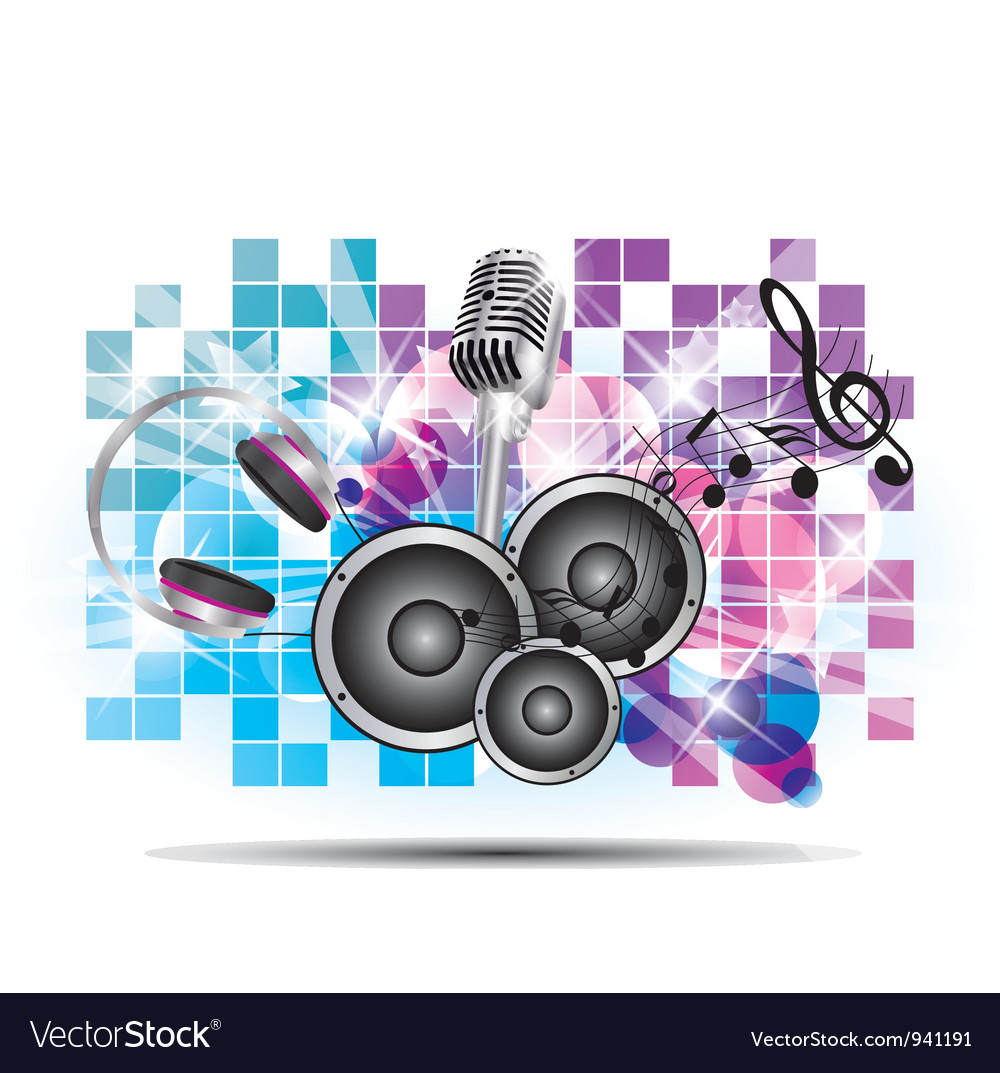 Background Music Vector Image Background Music Vector Image