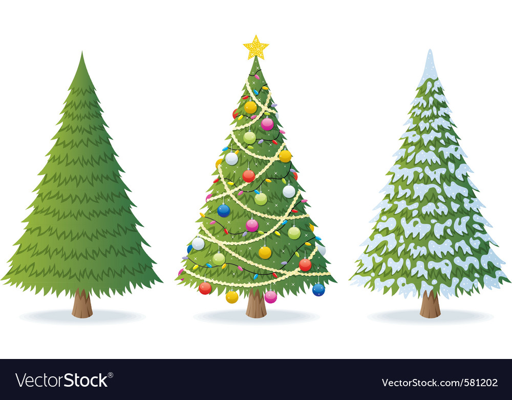 Christmas tree Royalty Free Vector Image - VectorStock