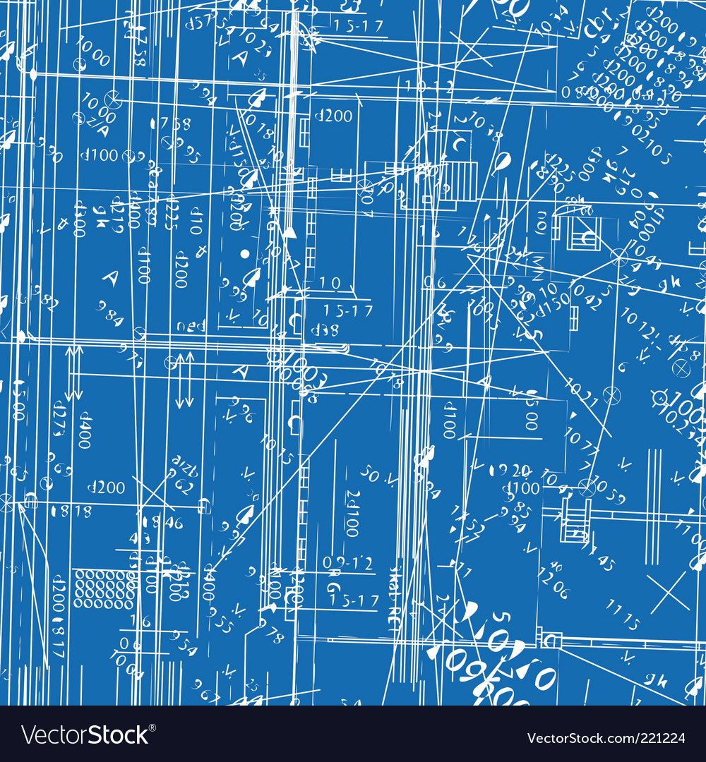 Simulating engineering blueprint Royalty Free Vector Image