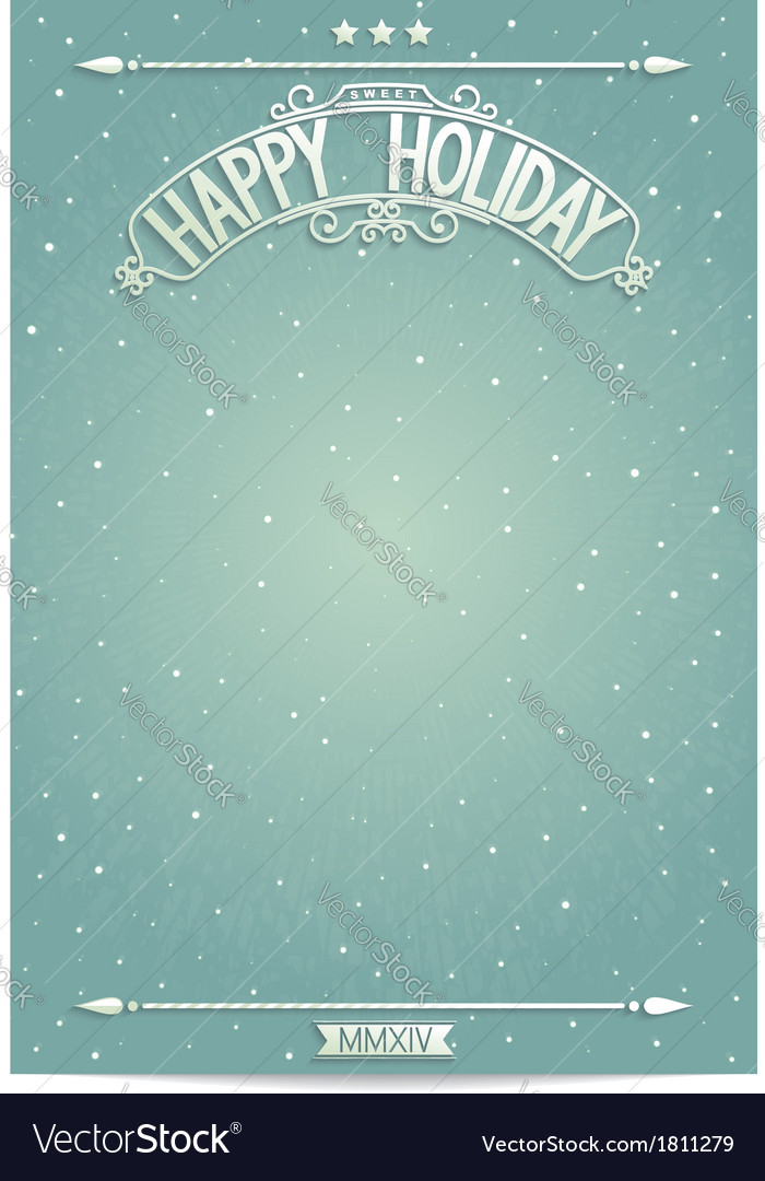 holiday poster template