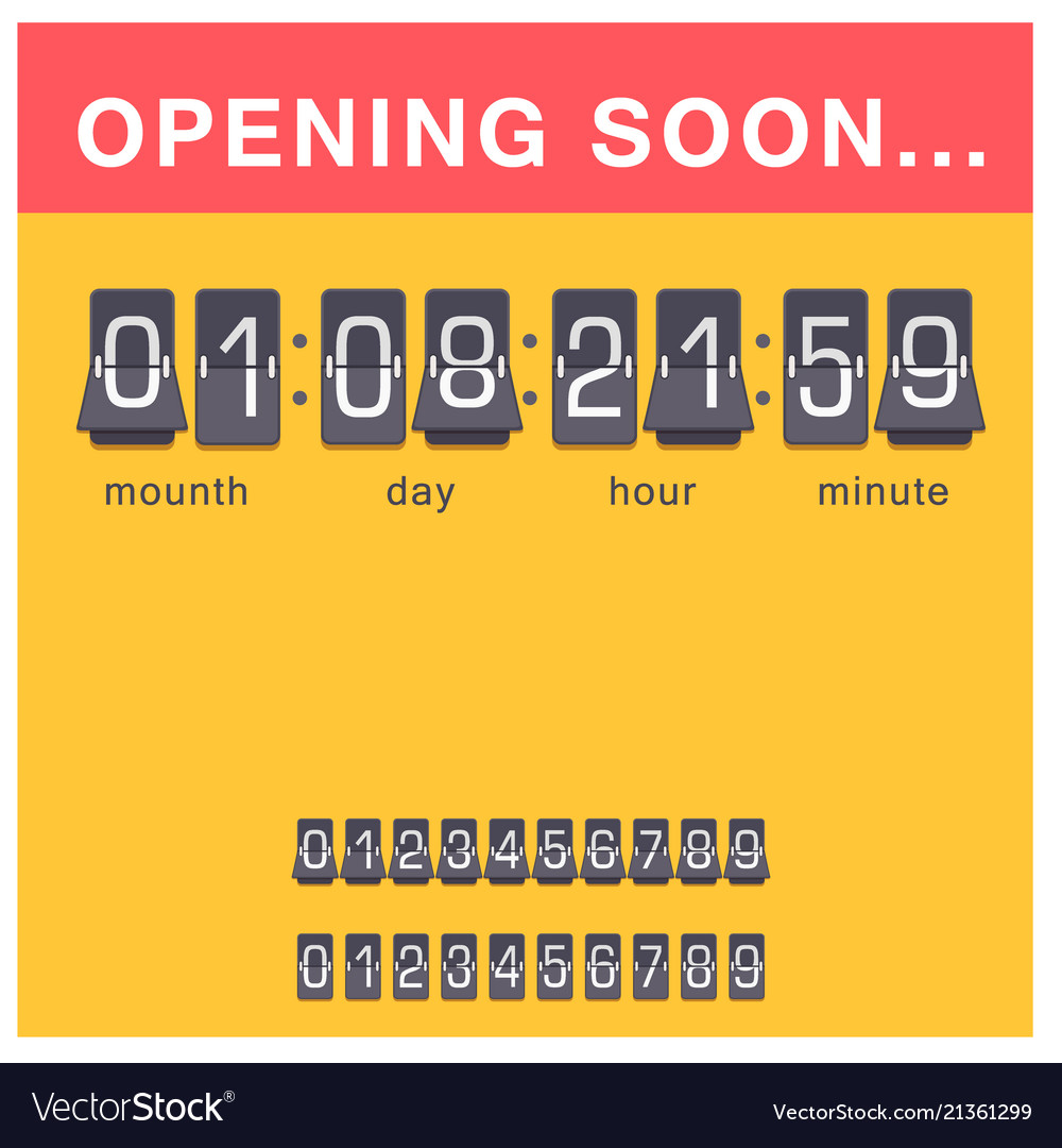 Timer clocks watch stopwatch countdown Royalty Free Vector