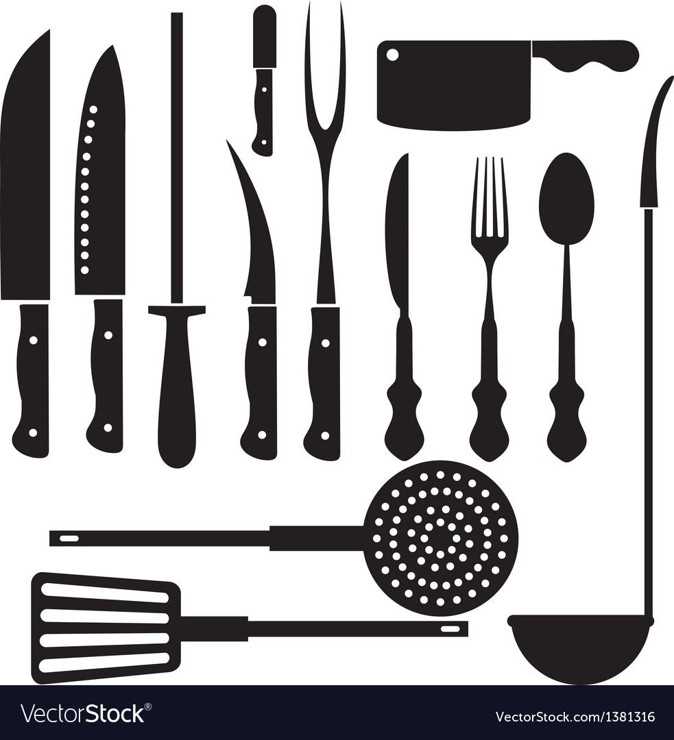 Kitchen Utensils Silhouette Vector Free kitchen tool silhouette royalty free vector image Kitchen Utensils Silhouette Vector Free kitchen tool silhouette royalty free vector image