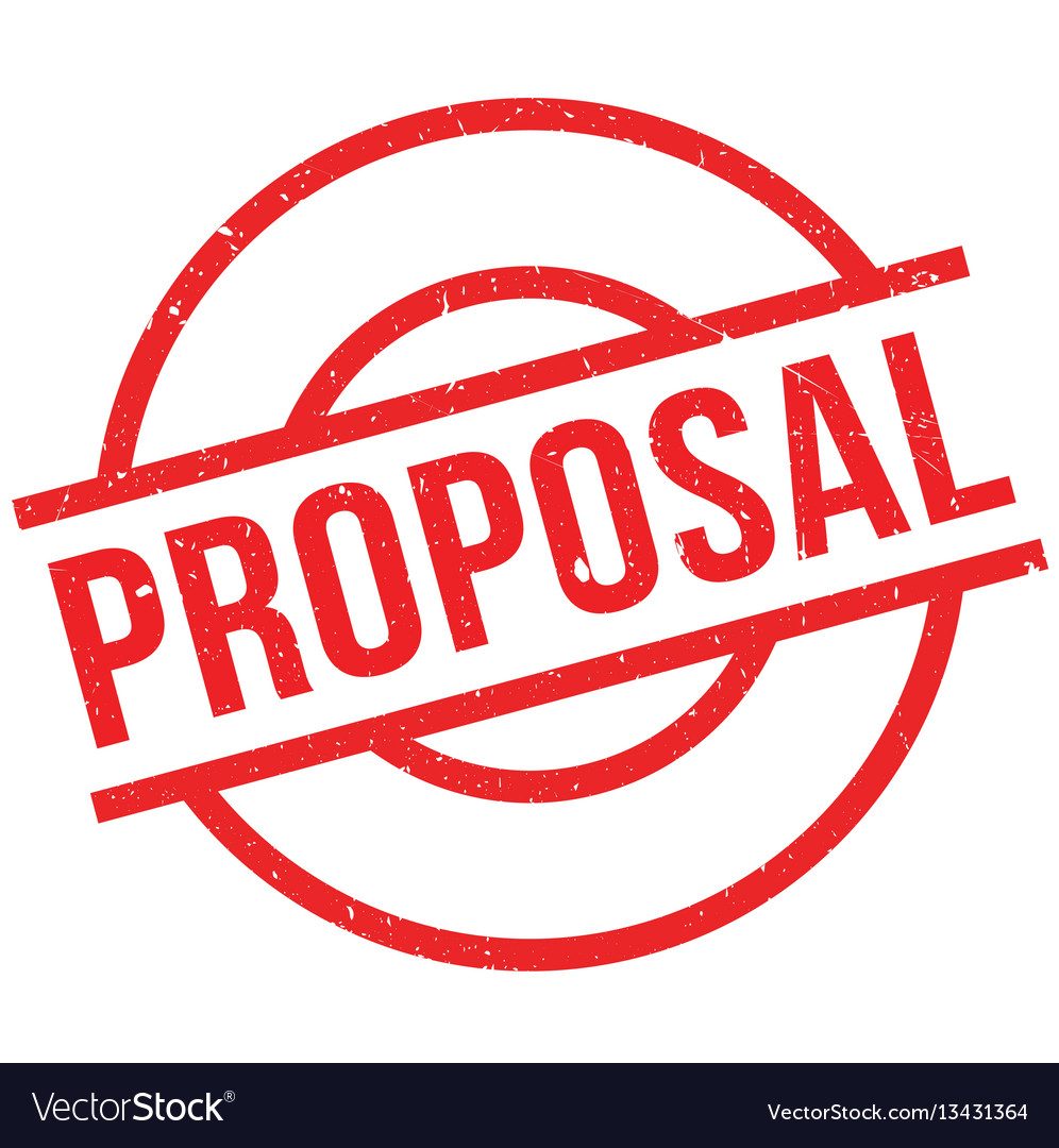 Proposal rubber stamp Royalty Free Vector Image