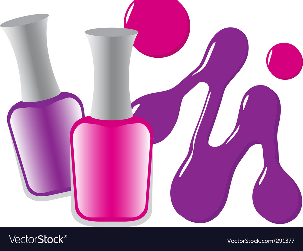 Download Nail polish Royalty Free Vector Image - VectorStock