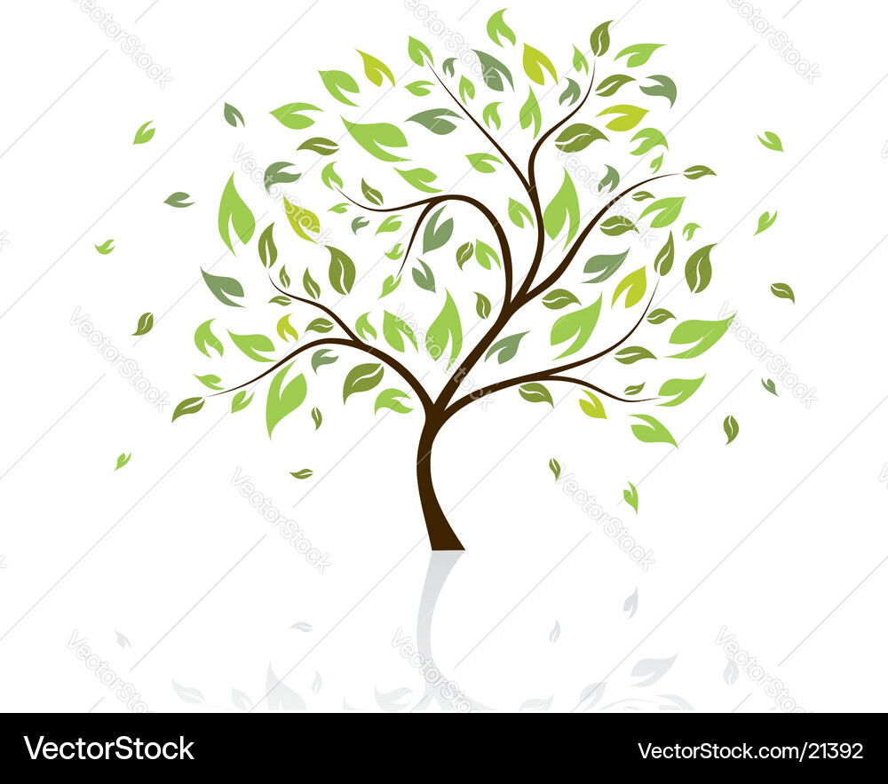 Tree pattern Royalty Free Vector Image - VectorStock
