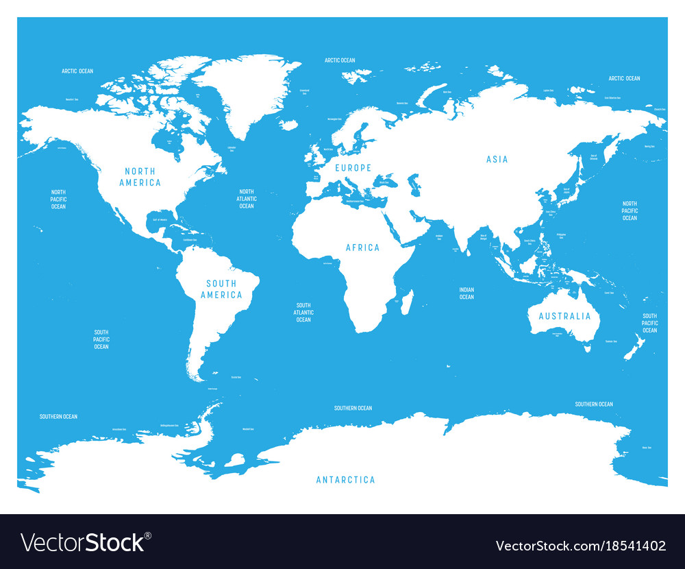 world map label