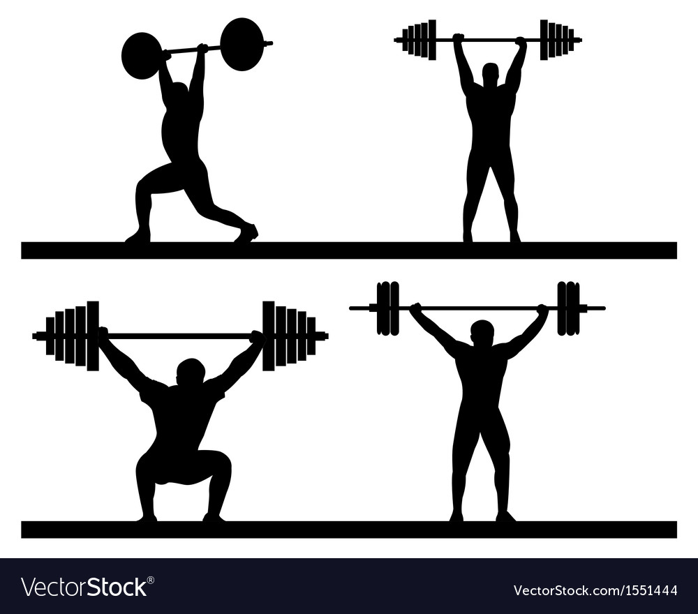 Weightlifting Royalty Free Vector Image - VectorStock