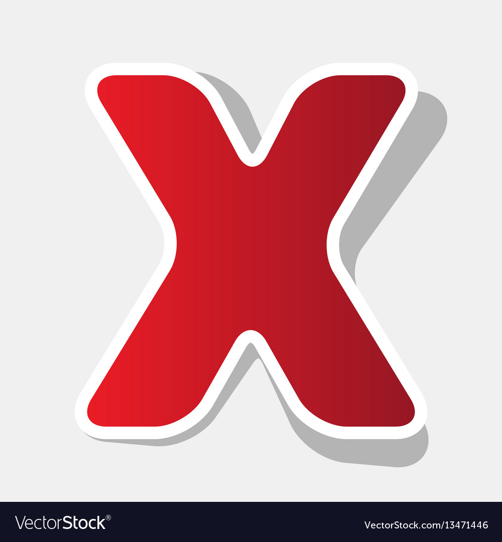 Letter x sign design template element new Vector Image Letter x sign design template element new Vector Image