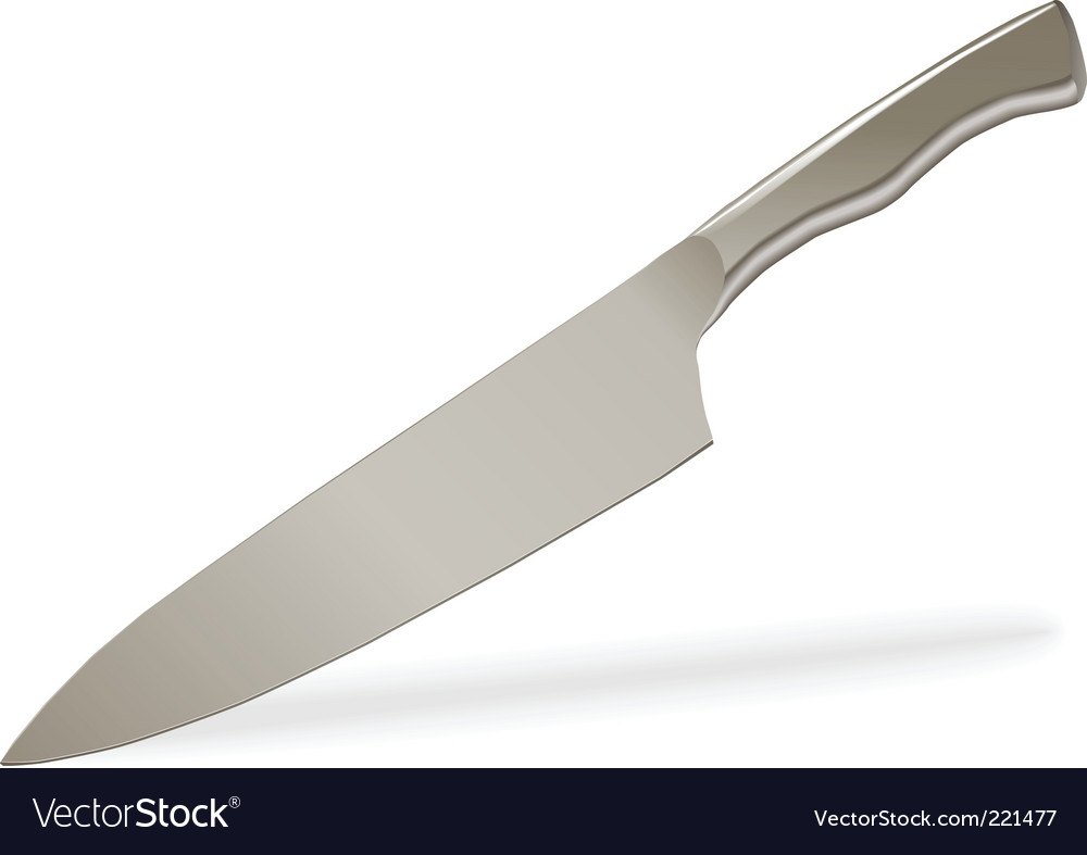 Kitchen Knife Vector steel knife royalty free vector image - vectorstock Kitchen Knife Vector steel knife royalty free vector image - vectorstock