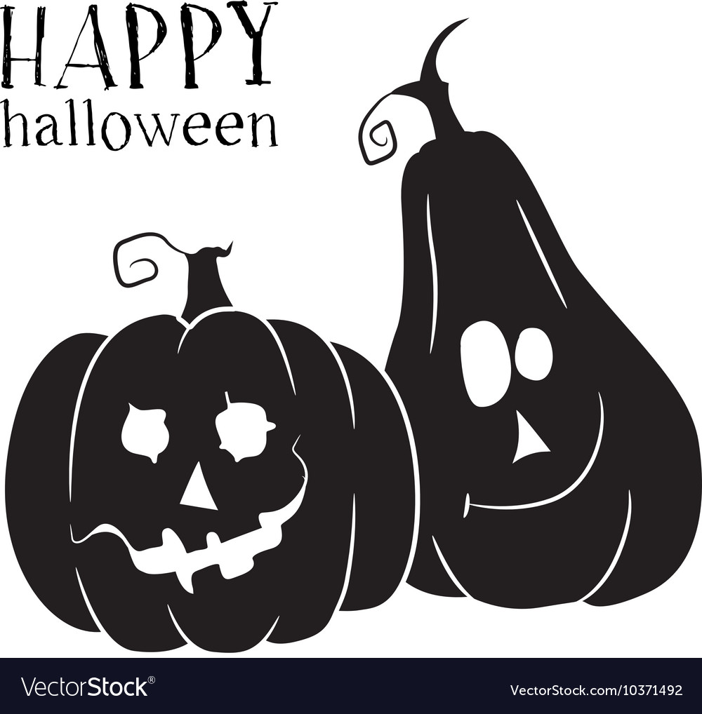 Uncategorized Halloween Symbol two pumpkins smile halloween symbol royalty free vector image