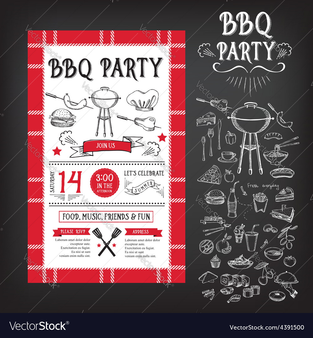 barbecue party invitation