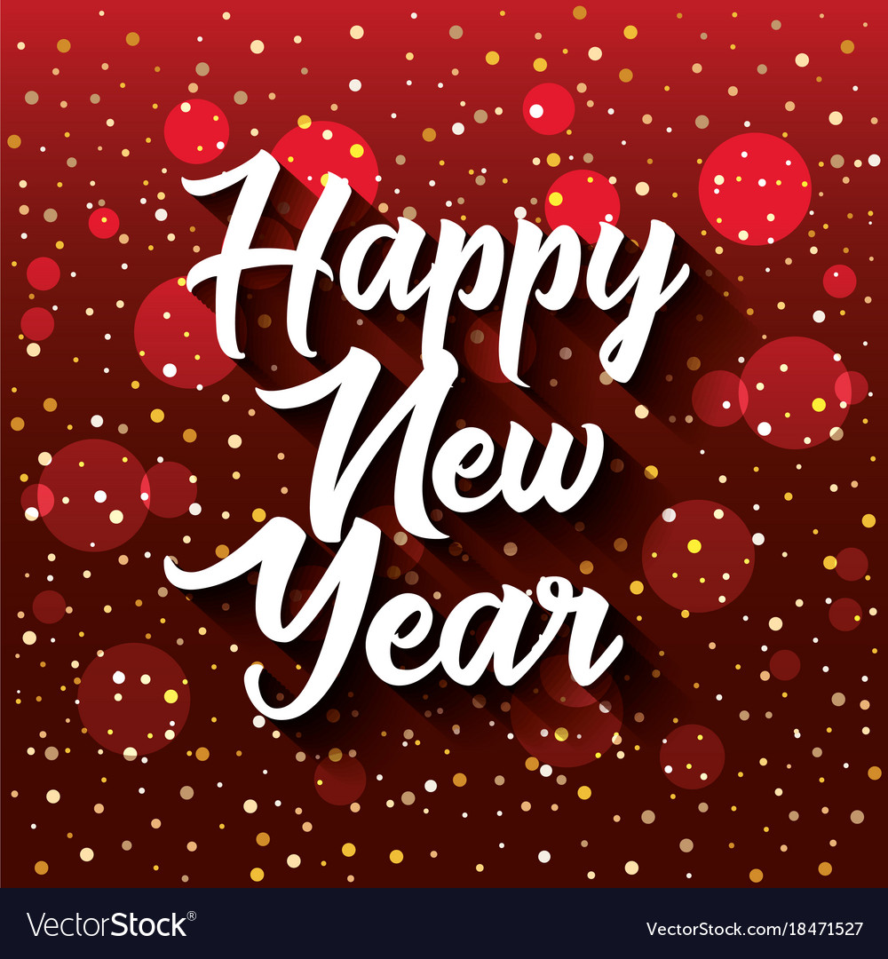 Hy New Year Postcard Arts Hy New Year Postcard Royalty Free Vector Image