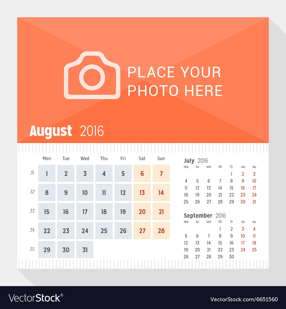 Desk Calendar 2016 Desk Calendar 2016