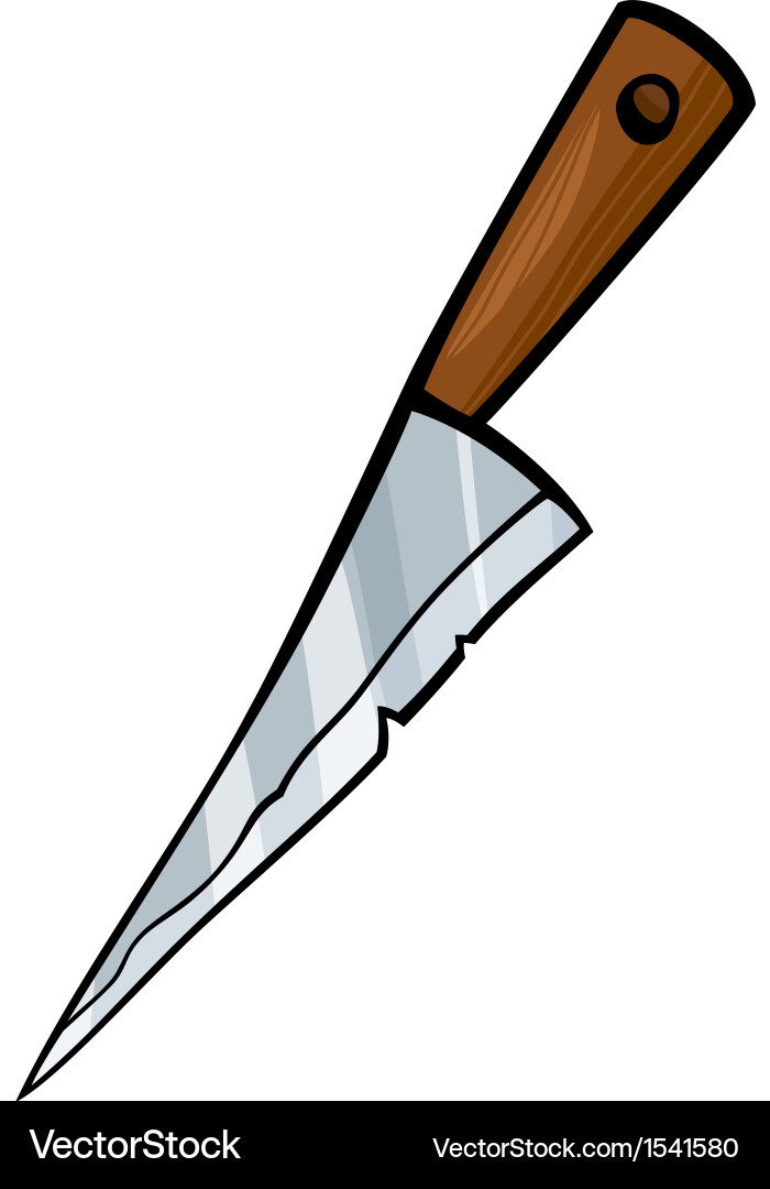 Knife clip art cartoon Royalty Free Vector Image