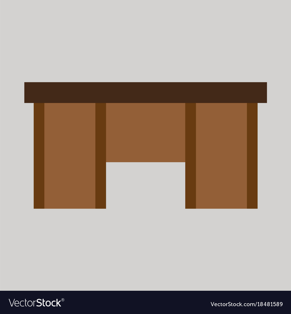 office desk isolated icon