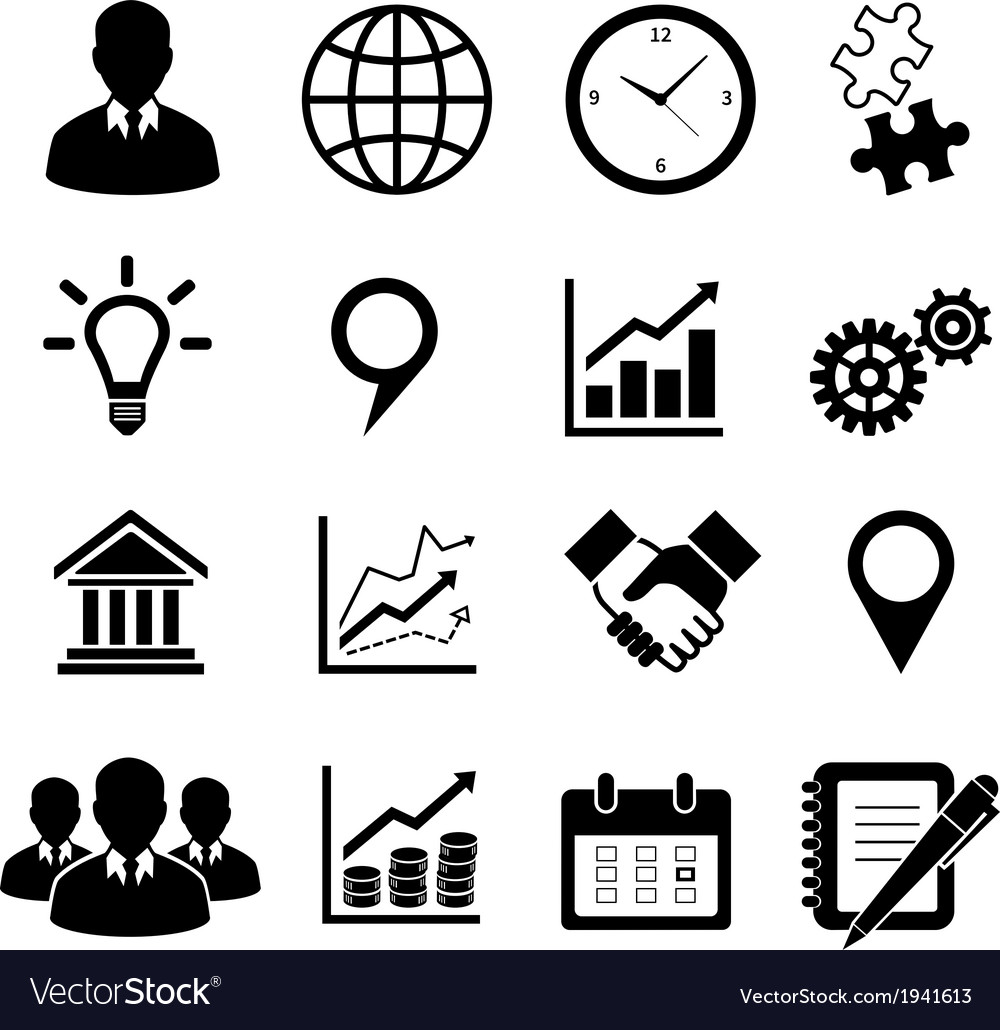 business icons set for infographics royalty free vector free infographic icons