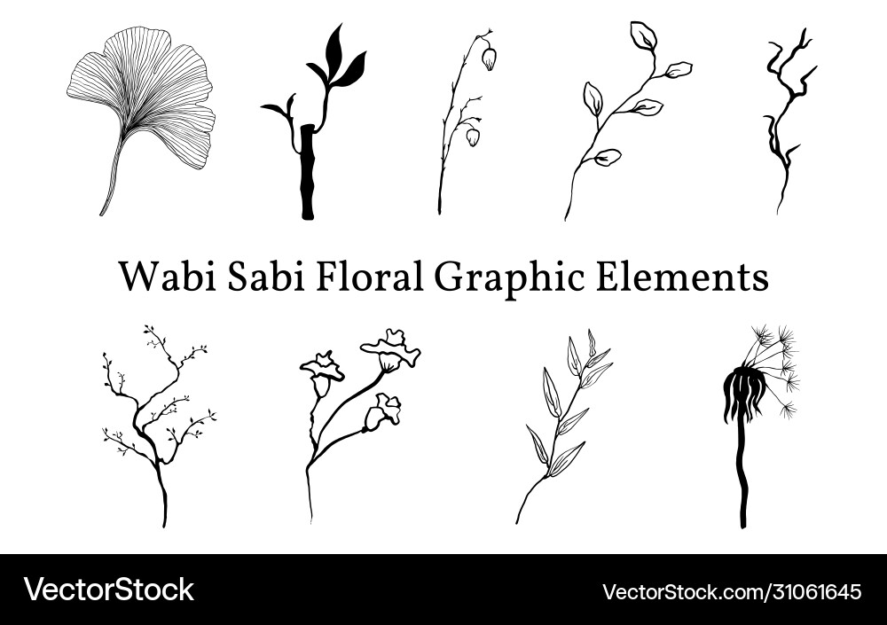 Set black graphic elements Royalty Free Vector Image