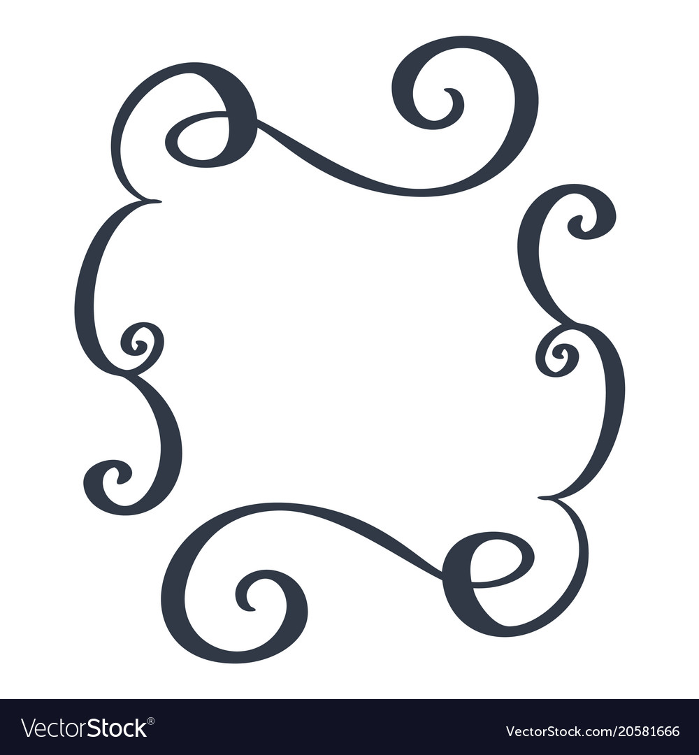 Download Decorative frames and border standard rectangle Vector Image