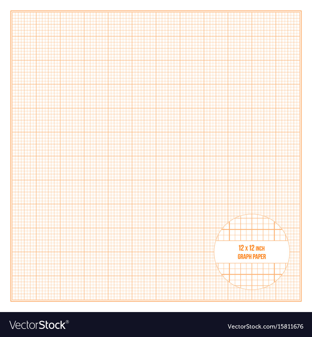 printable graph paper 12x12 inch size royalty free vector 12x12 graph paper