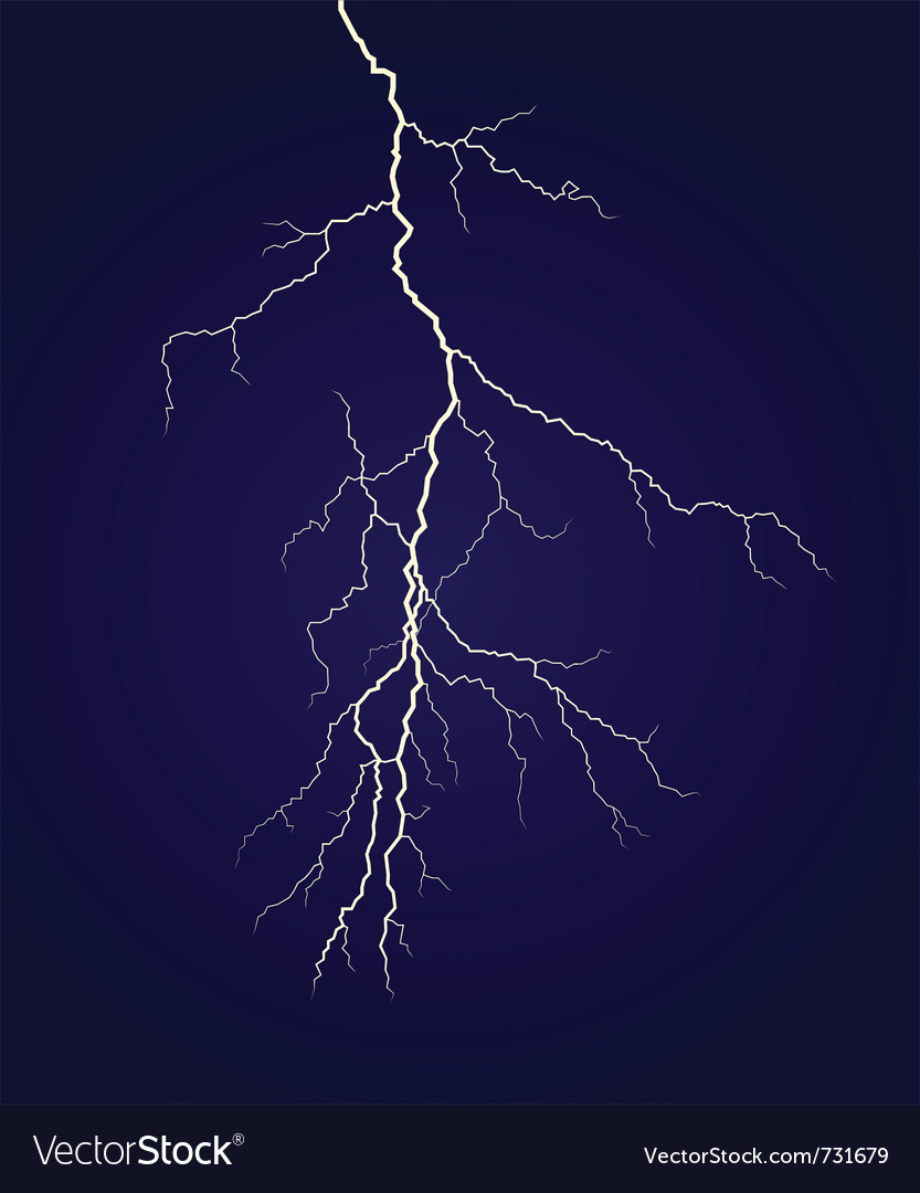 Lightning Royalty Free Vector Image - VectorStock