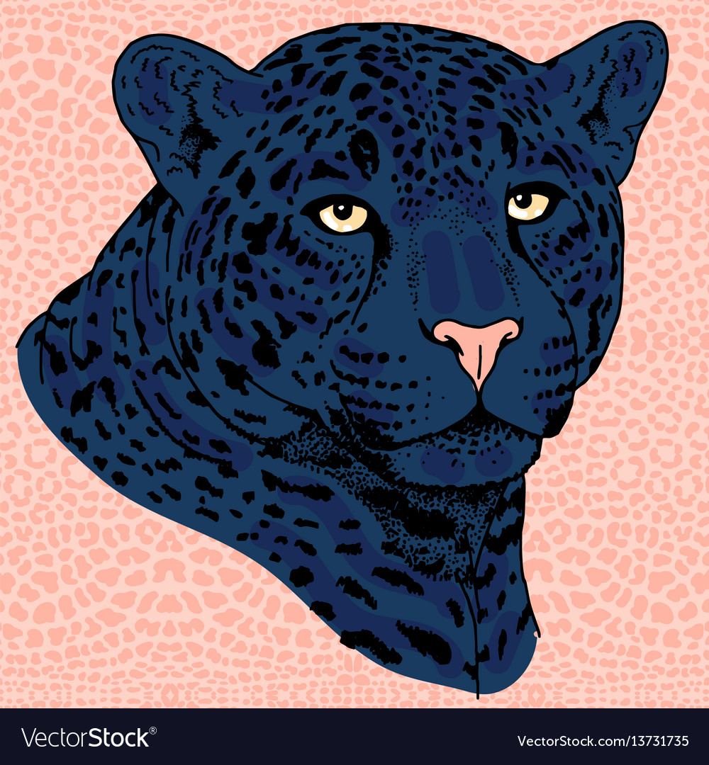 leopard face tattoo print royalty free vector image leopard face tattoo print royalty free vector image