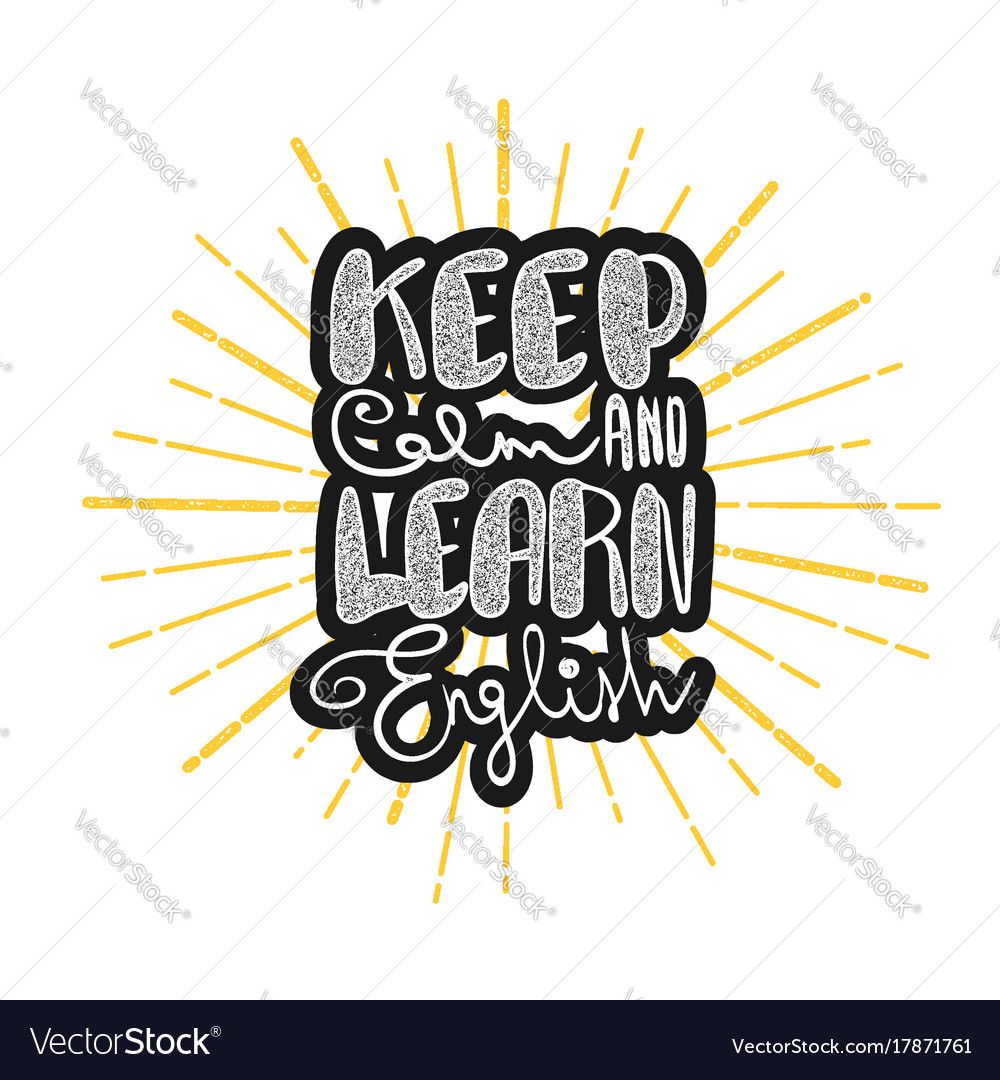Resultado de imagen para keep calm and learn english