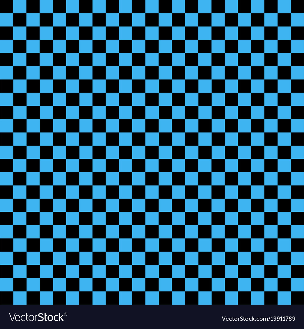 Black and blue checkered background Royalty Free Vector