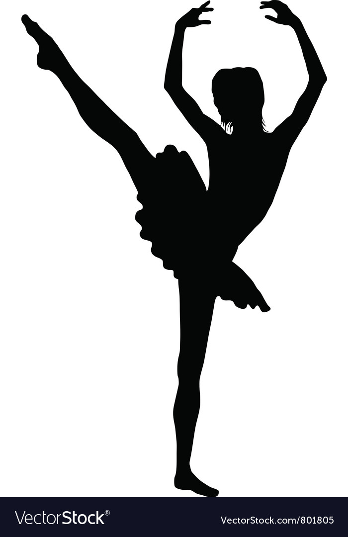 Download Ballerina silhouette Royalty Free Vector Image