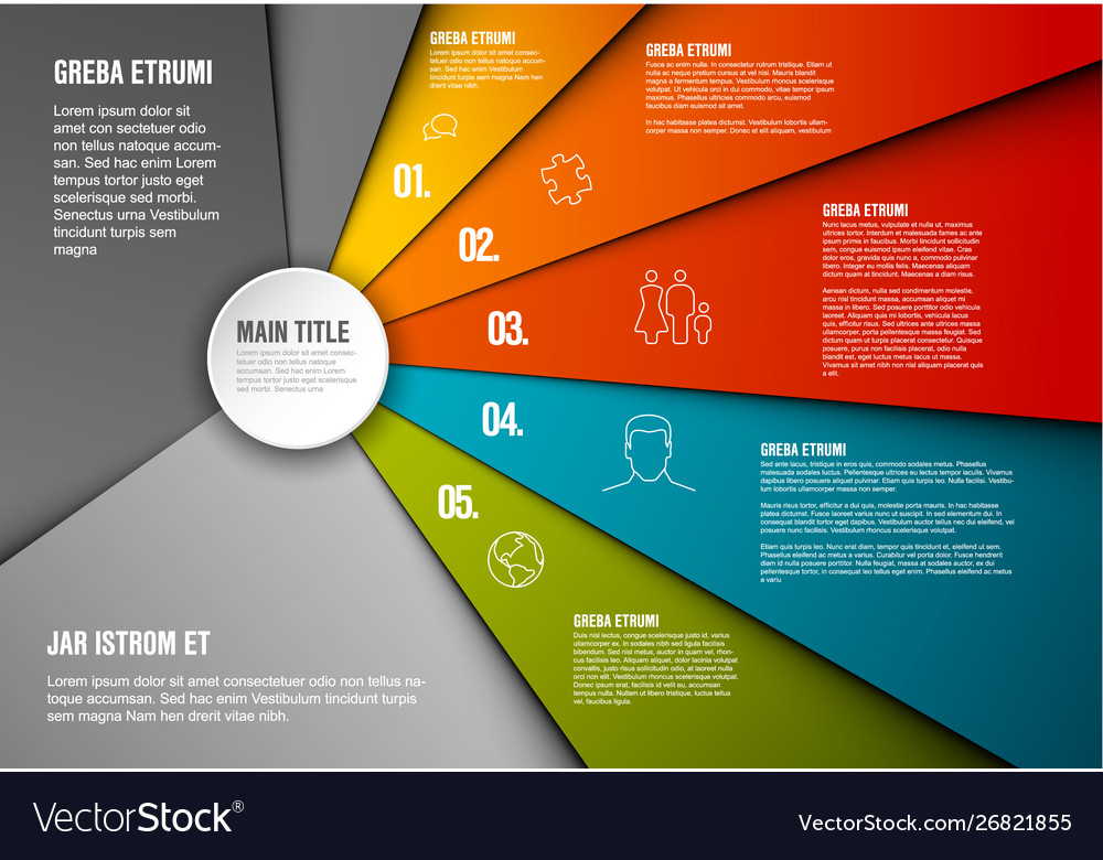 Infographic schema template Royalty Free Vector Image