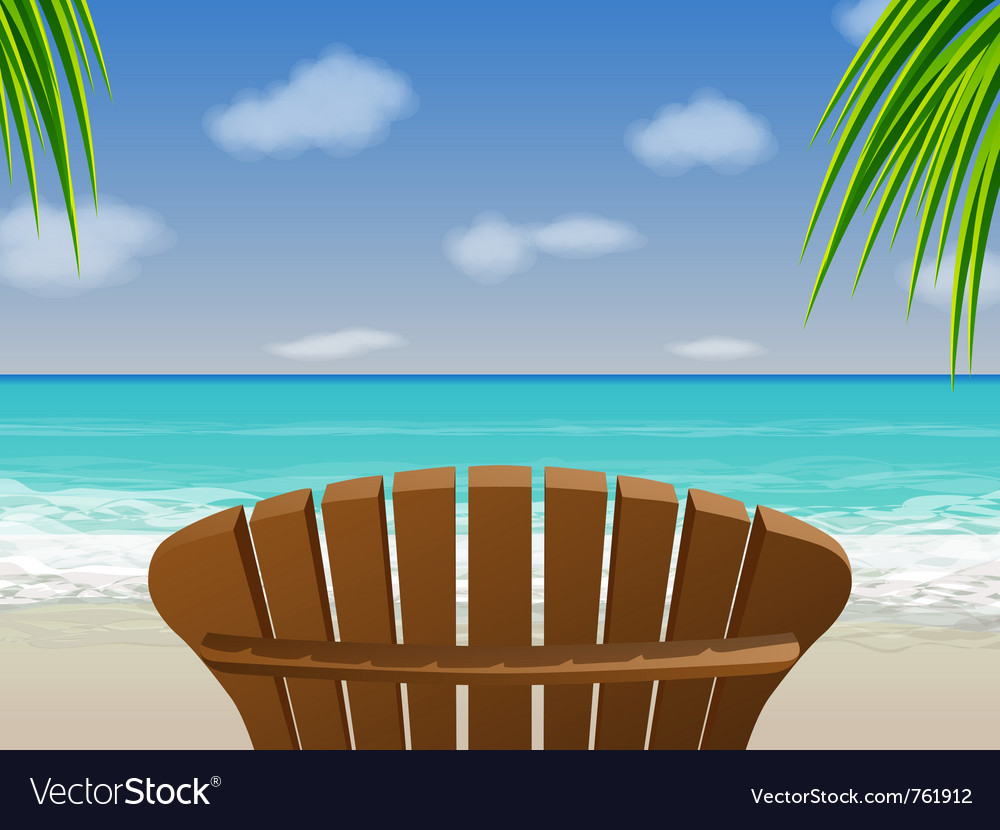Beach Chair Vector adirondack beach chair royalty free vector image Beach Chair Vector adirondack beach chair royalty free vector image
