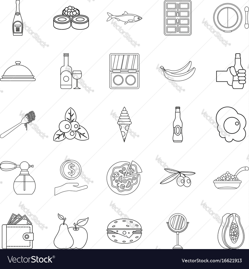 restaurant outline