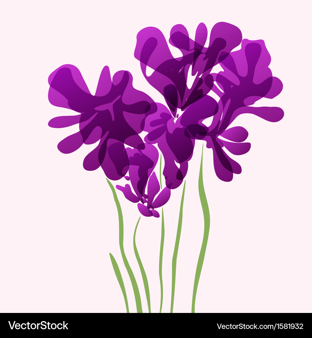 Abstract Flower Vector