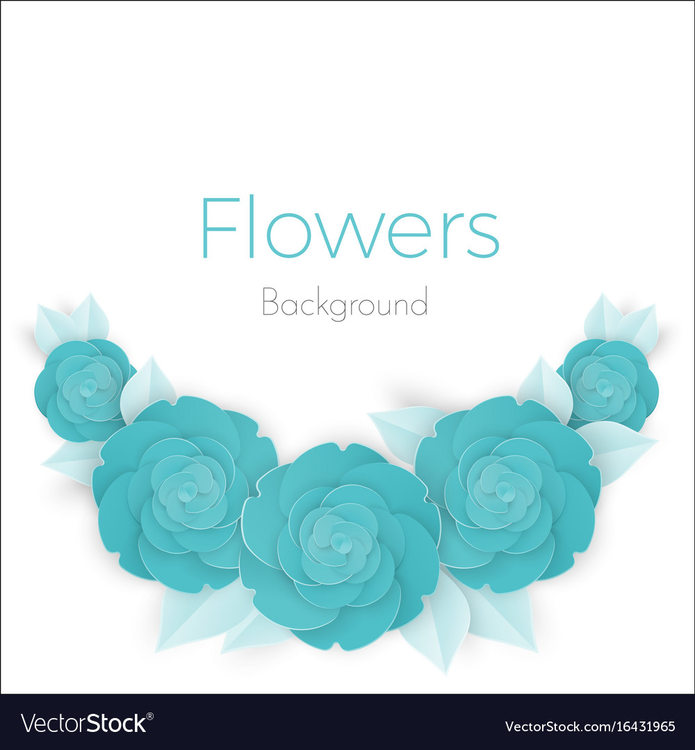 turquoise flower background