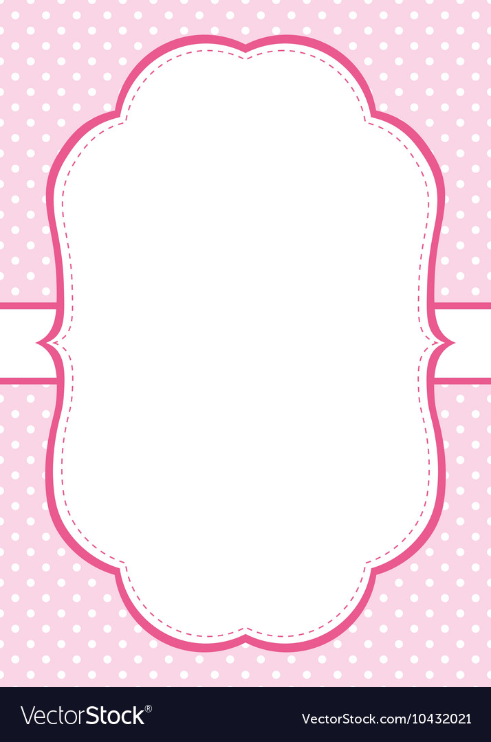 polka dots invitations templates