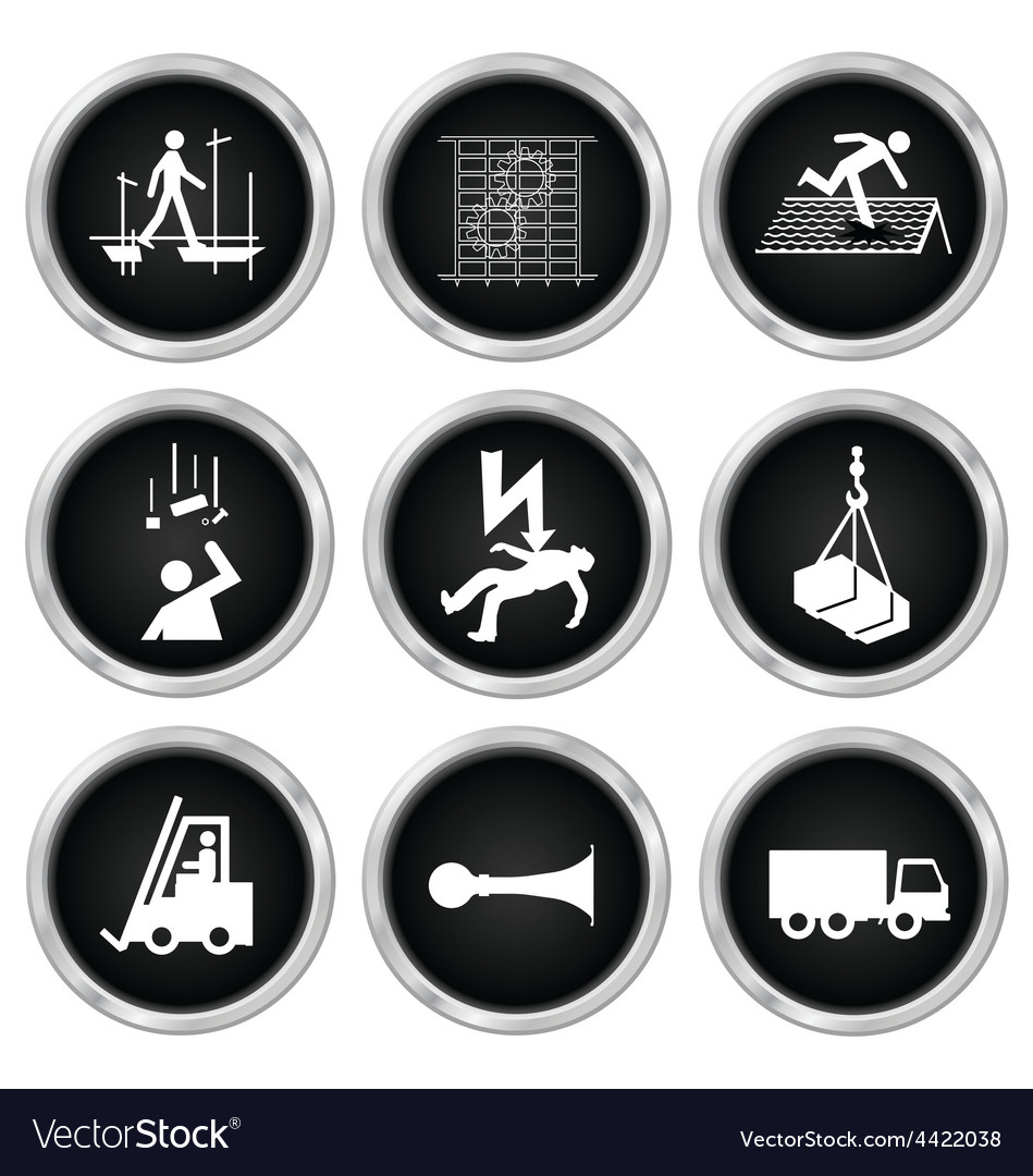 Health and Safety Icons Royalty Free Vector Image