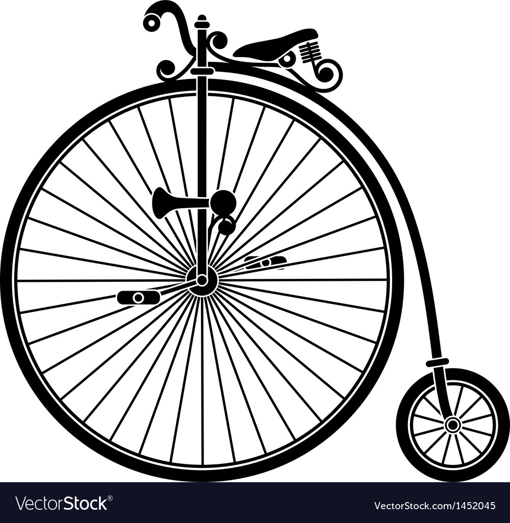 Download Penny Farthing Antique Vintage Bicycle Royalty Free Vector